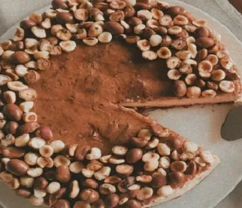 Easy gluten free chocolate hazelnut cheesecake